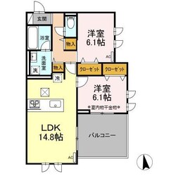 グラングラサの物件間取画像